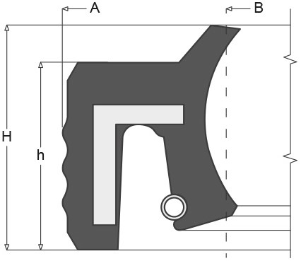 RASCHIATORE GOMMA-METALLO RGP